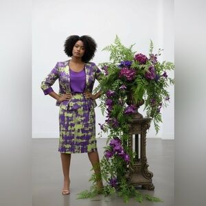 EY Especially Yours jacket, skirt, tank combo